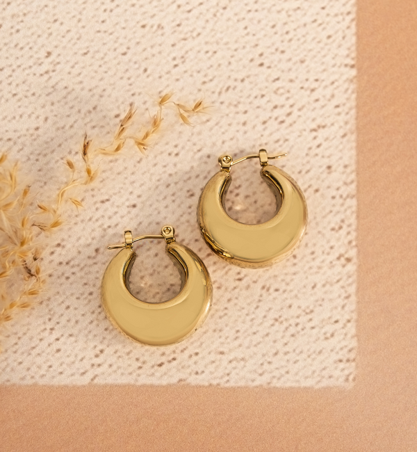 KAYA sieraden Bold Oorringen | Stainless Steel