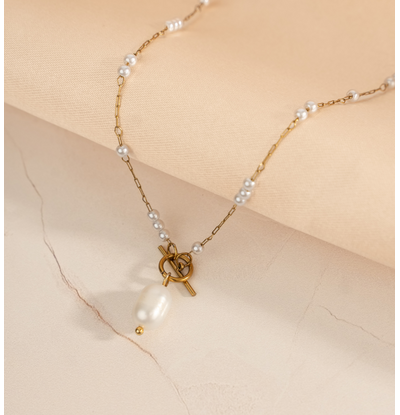 KAYA sieraden Minimalistische ketting met Parels