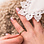 Gegraveerde sieraden Fingerprint Ring 3 mm - Gold Plated