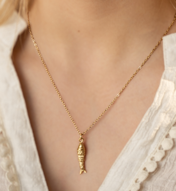 KAYA sieraden Chain with Fish | Stainless Steel