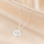 KAYA sieraden Necklace with initial ‘Vintage Disc’