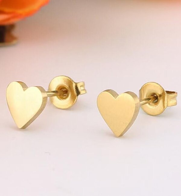 KAYA sieraden Earrings 'Hearts' | Stainless Steel