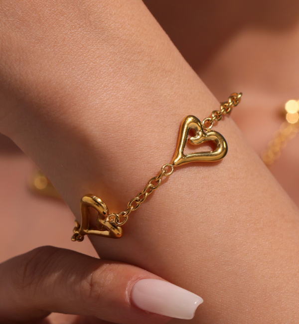 KAYA sieraden Jewelry set Hearts | Stainless Steel
