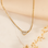 KAYA sieraden Minimalistische ketting met Kristal Hartje | Stainless steel