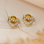 KAYA sieraden Sieraden Set Kristal Hartje | Stainless steel