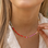 KAYA sieraden Mulitkleur Kralen Ketting | Stainless steel