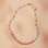 KAYA sieraden Mulitkleur Kralen Ketting | Stainless steel