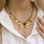 KAYA sieraden Statement Bedelketting 'Shiny Dragonfly' I Stainless