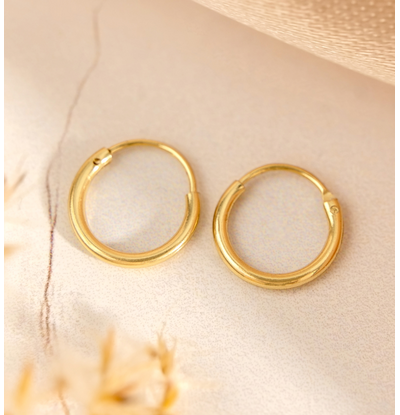 KAYA sieraden Oorringen 16mm | Stainless Steel