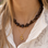 KAYA sieraden Bubble Letter & Heart Necklace Set | Stainless Steel