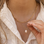 KAYA sieraden Double Chain with Pearl | Stainless Steel