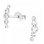 KAYA sieraden Silver Children's Earrings Pink Crystal - Copy