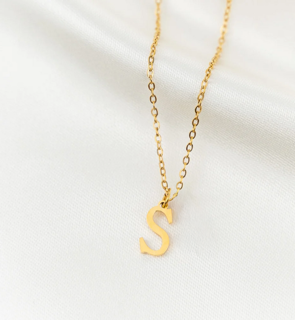 KAYA sieraden Multicolor Necklace Set with Letter | Stainless Steel