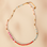 KAYA sieraden Mulitkleur Kralen Ketting | Stainless steel