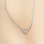KAYA sieraden Minimalist necklace with heart | Stainless steel