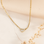 KAYA sieraden Minimalistische ketting met Kristal Hartje | Stainless steel