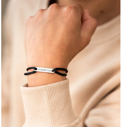 KAYA sieraden SOS Children's Bracelet with Phone Number