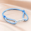 KAYA sieraden SOS Children's Bracelet with Phone Number | Baby Blue | Stainless Steel