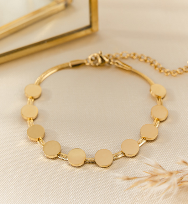 KAYA sieraden 3 Delige Armbandenset Gold & Bold | Stainless Steel