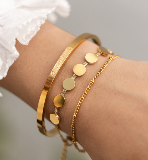KAYA sieraden Bracelet 'Little Discs' | Stainless Steel