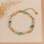 KAYA sieraden Armbandenset met Groene Kralen | Stainless Steel