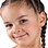 KAYA sieraden Silver children’s earrings ‘Little Flower’ with crystal