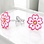 KAYA sieraden Silver children’s earrings ‘Little Flower’ with crystal