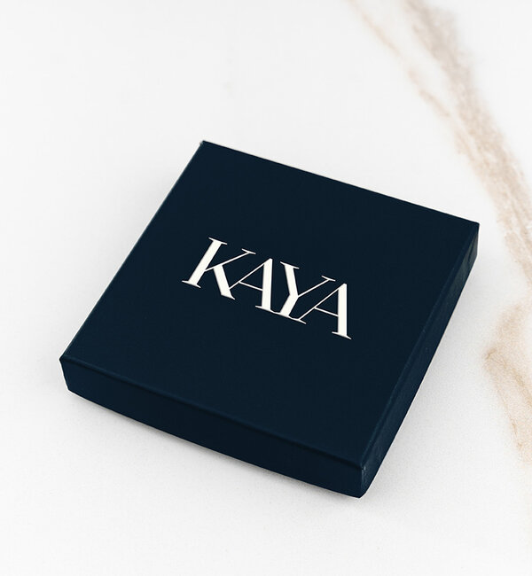 KAYA sieraden Lange Stalen Herenketting Gourmet Zwart | 6 mm