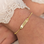 KAYA sieraden Gepersonaliseerde Bruids Armband 'Classic Bar'