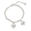 KAYA sieraden Armband met Namen | 2 Hartjes | Stainless Steel