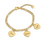 KAYA sieraden Armband met Namen |  3 Hartjes | Stainless Steel