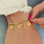 KAYA sieraden Armband met Namen |  3 Hartjes | Stainless Steel