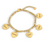 KAYA sieraden Armband met Namen | 5 Hartjes | Stainless Steel