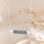 Gegraveerde sieraden Horizontal bar necklace with fingerprint