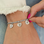 KAYA sieraden Armband met Initialen | 3 Hartjes  | Stainless Steel