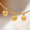 KAYA sieraden Armband met Initialen | 3 Hartjes  | Stainless Steel