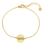 Gegraveerde sieraden Armband Disc met Initialen I Stainless Steel