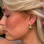 KAYA sieraden Bold Oorringen Open Ovaal  |  Stainless Steel Goud