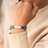 KAYA sieraden S.O.S. Kinderarmbandje met Telefoonnummer | Blauw | Stainless Steel