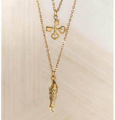 KAYA sieraden Earrings with a little fish - Copy - Copy - Copy - Copy