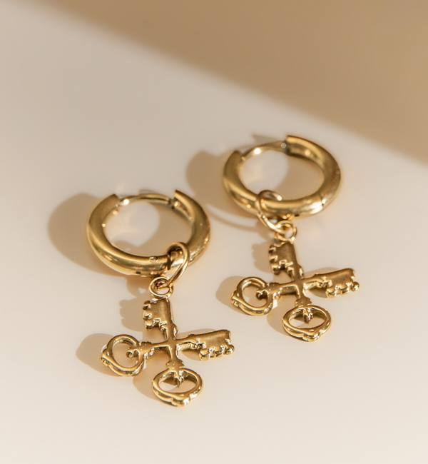 KAYA sieraden Earrings with Fish | Stainless Steel   - Copy - Copy