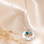 KAYA sieraden Ketting 'Circle of Life' met 2 Geboortestenen