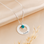 KAYA sieraden Necklace ‘Circle of Life’ with 1 birthstone