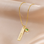 KAYA sieraden Necklace with Letter & Birthstone - Copy