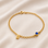 KAYA sieraden Armband met Geboortesteen en Letter