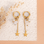 KAYA sieraden Starfish and Pearl Hoop Earrings | Stainless Steel - Copy