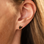 KAYA sieraden Studs Bruine Hartje | Stainless Steel