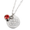 KAYA sieraden Birthstone with Birth Flower Necklace I July