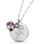 KAYA sieraden Birthstone with Birth Flower Necklace I June