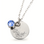 KAYA sieraden Geboortesteen met Geboortebloem Ketting I Maart
